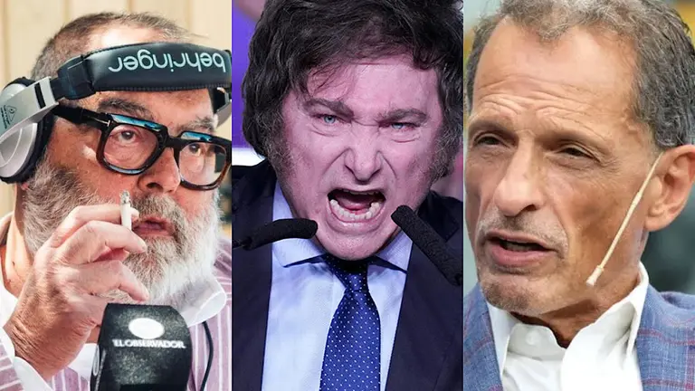 Estrategia arriesgada: Milei se mide con Claudio Belocopitt y Jorge Lanata para mantener su popularidad