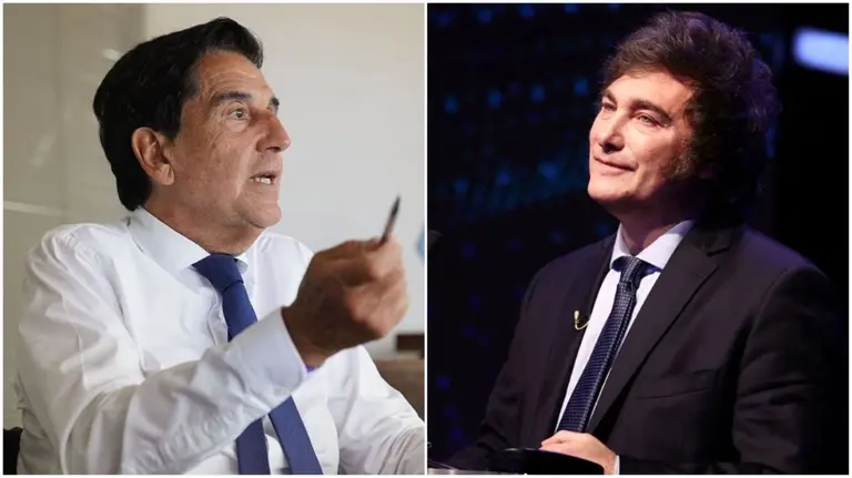 VIDEO | Melconian negó haberse ido del evento cuando Milei se burlaba de su metáfora de los fideos con tuco