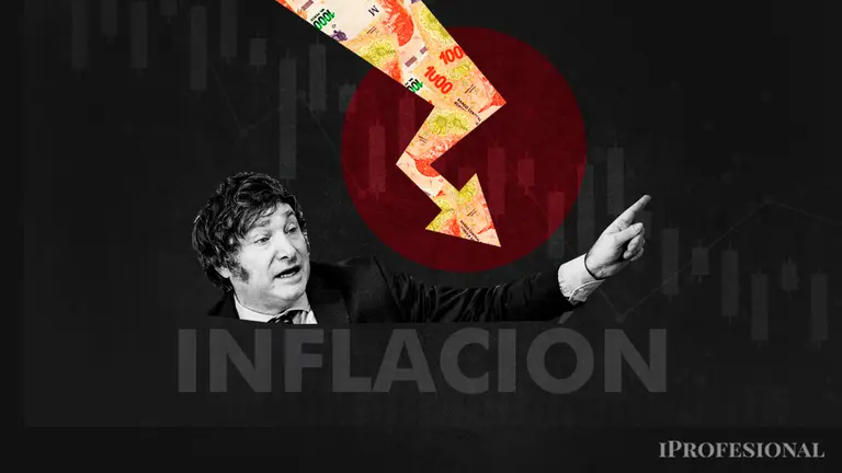 Javier Milei celebra la baja en la inflación mayorista