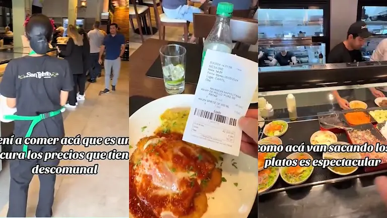 Pidió una milanesa napolitana en Ciudad del Este y quedó asombrado por el precio: "Descomunal"