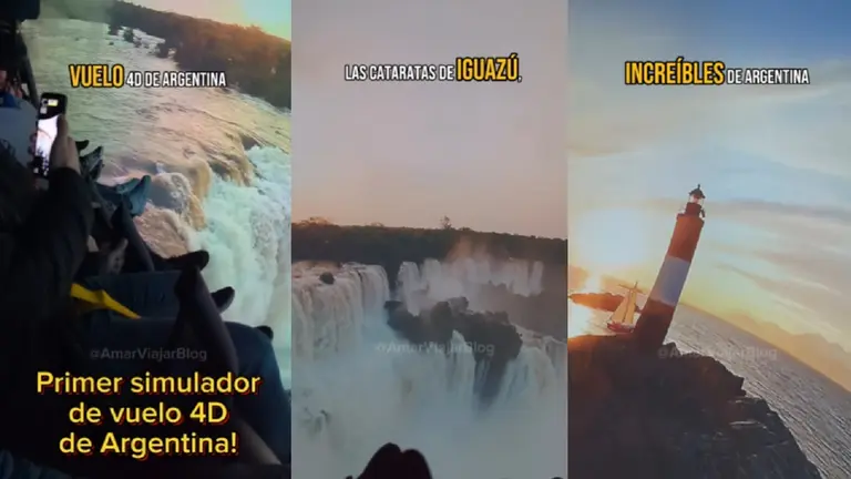 Mostró cómo es y cuánto cuesta experimentar el primer simulador de vuelo 4D de Buenos Aires