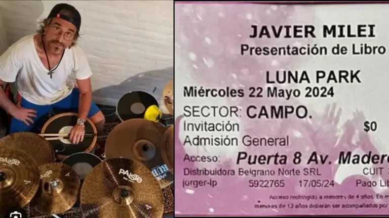 La previa del show de Milei: la "banda libertaria", entradas estilo recital y el enojo de Karina