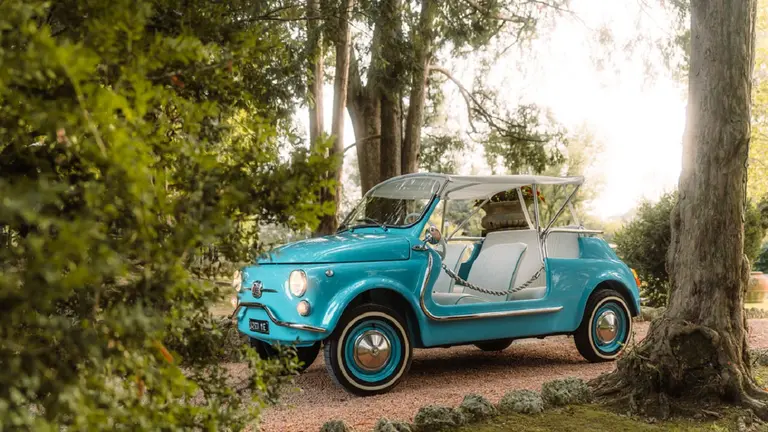 Así es el "Fitito" descapotable, un auto eléctrico con diseño retro