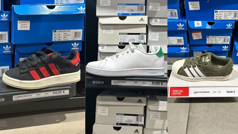 Fue a un outlet en España y se sorprendió con el precio de las zapatillas