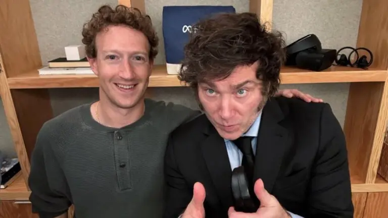 Milei y Zuckerberg: el Presidente cerró su viaje a San Francisco en busca de inversiones tecnológicas