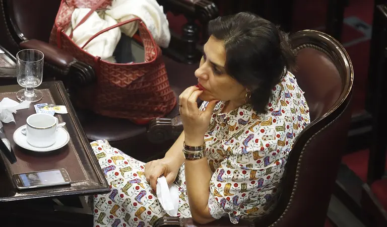 Quién es la senadora que lleva 10 años seguidos viajando al exterior y lidera el ranking de vuelos en 2024