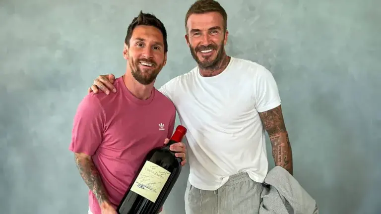 Cuánto sale el exclusivo vino que David Beckham le regaló a Lionel Messi y dónde comprarlo