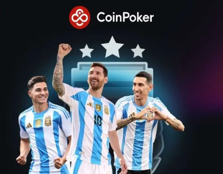 Argentina es la favorita para ganar la Copa América y se asocia con Coinpoker, la mejor sala de juegos crypto