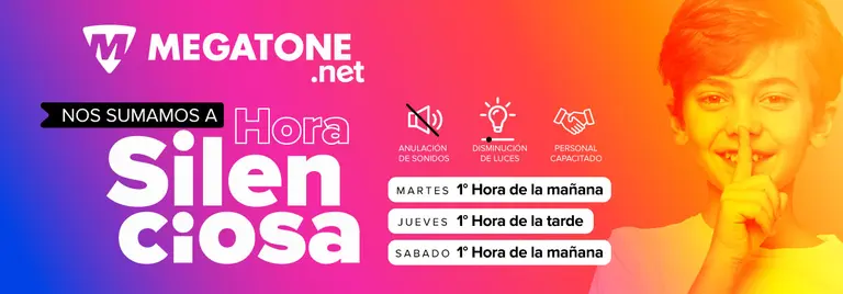 La inclusión en cada paso: Megatone.net implementa en todas las sucursales del país la Hora Silenciosa.