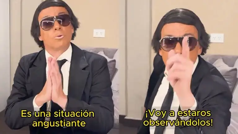 Martín Bossi imitó a Julio Iglesias y se sumó al furor de los memes