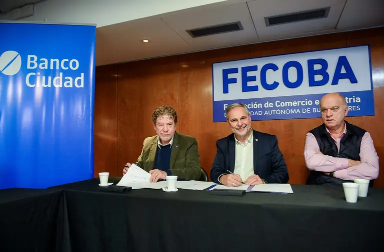 Banco Ciudad y Fecoba acuerdan beneficios para industrias y comercios de CABA