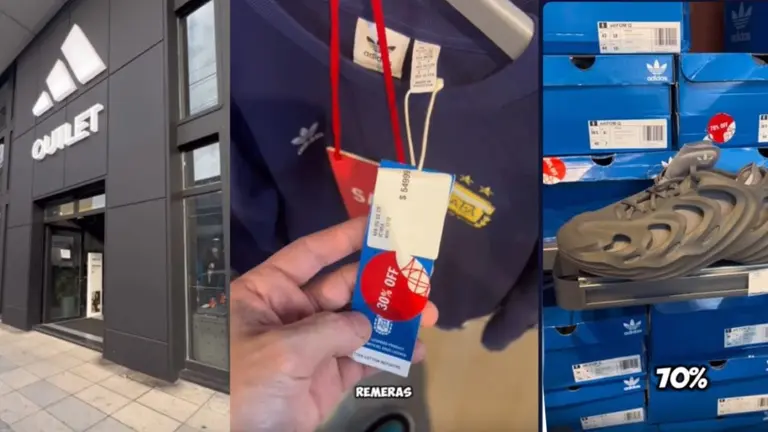 Un influencer mostró dónde conseguir productos Adidas a muy bajo precio y se hizo viral: qué consiguió