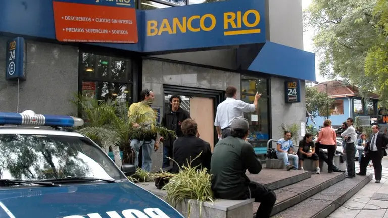 banco rio robo del siglo tunel