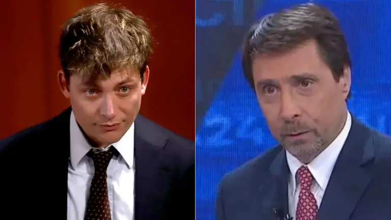 El fuerte cruce entre Santiago Caputo y Eduardo Feinmann en redes