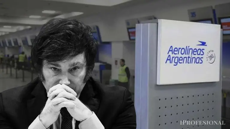 Javier Milei habló sobre Aerolíneas Argentinas