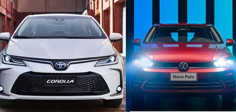 TOyota corolla y VW polo salen casi lo mismo