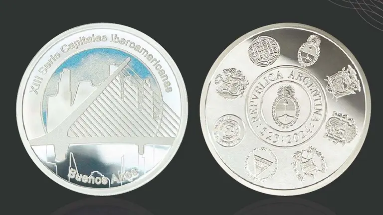 El BCRA lanza una moneda conmemorativa de $25
