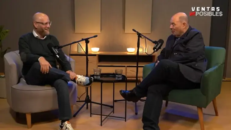 Gonzalo Otálora con Carlos Rottemberg