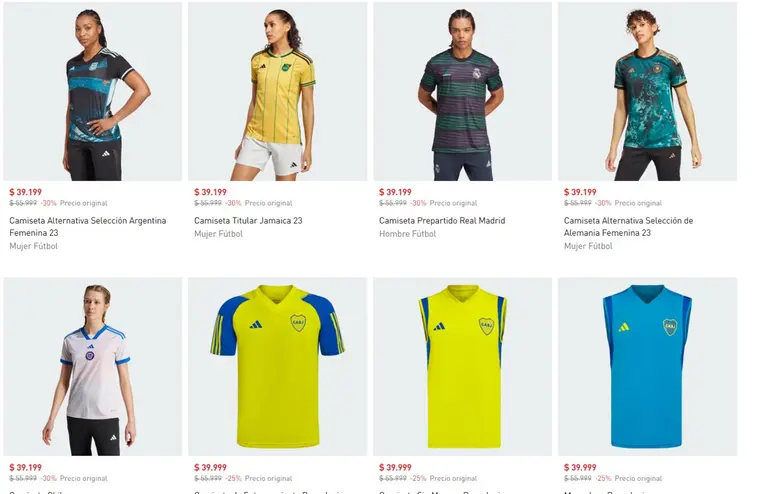 camisetas adidas outlet