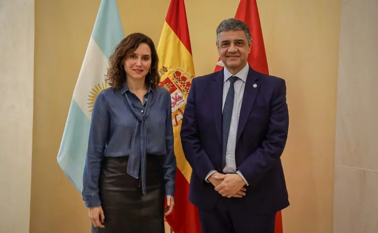 Jorge Macri con Isabel Díaz Ayuso