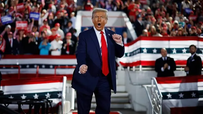 Donald Trump celebró los resultados en su mansión de Mar-A-Lago junto a Elon Musk y Eduardo Bolsonaro