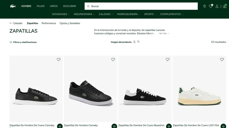 Outlet online Lacoste