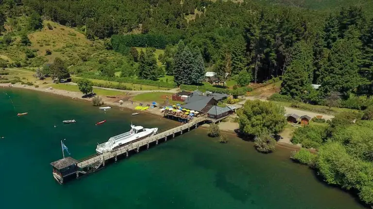 Playa Quila Quina, en la Patagonia
