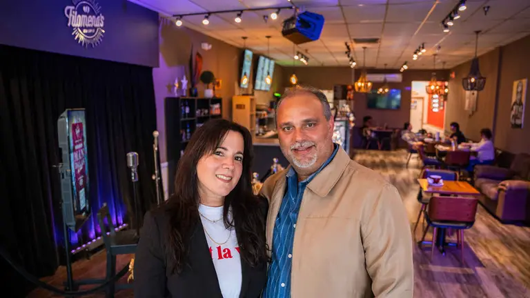 Sebastián Summo y Carina Nalin, matromonio fundador de Filomena´s Bean Coffee en Florida Estados Unidos