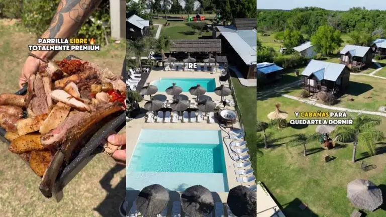 Parrilla libre con pileta y playa para disfrutar un buen fin de semana en Buenos Aires