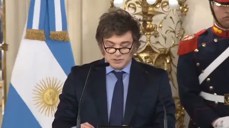 Javier Milei sobre los presos