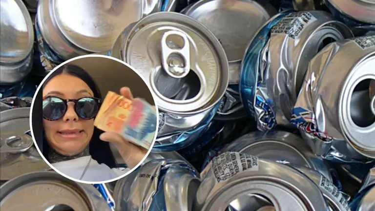 ¿Cuánta plata se puede ganar juntando latas de aluminio por un año? La cifra te sorprenderá