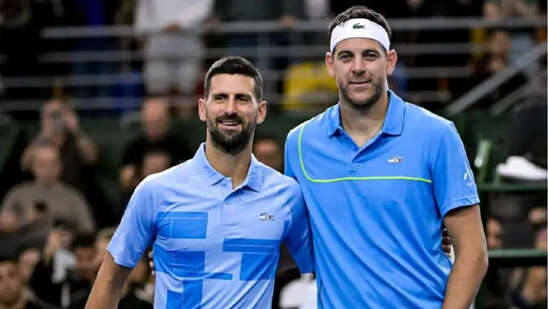Novak Djokovic y Juan Martín Del Potro