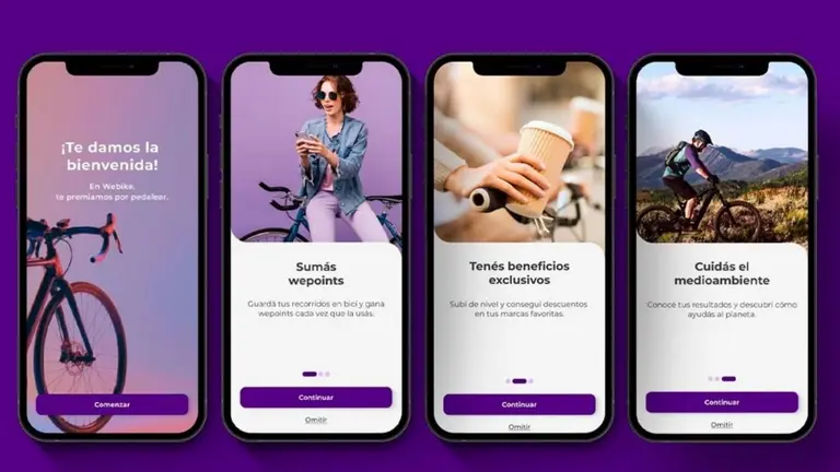 We Bike, la app que te premia por usar la bicicleta