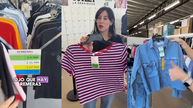Liquidan remeras marca H&M a $10.000 en La Gran Dulce: qué ofertas hay en el megaoutlet