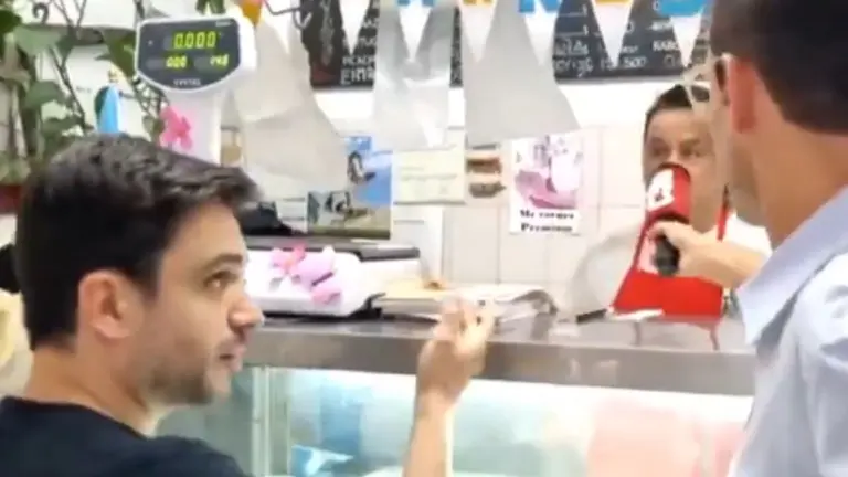 Ramiro Marra fue a comprar carne en dólares