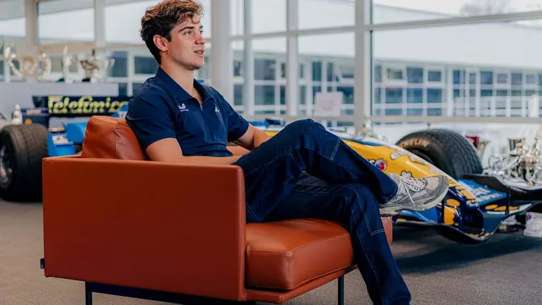 Franco Colapinto, por primera vez en su nueva escudería: "Vamos a llevar a Alpine y Renault bien arriba"