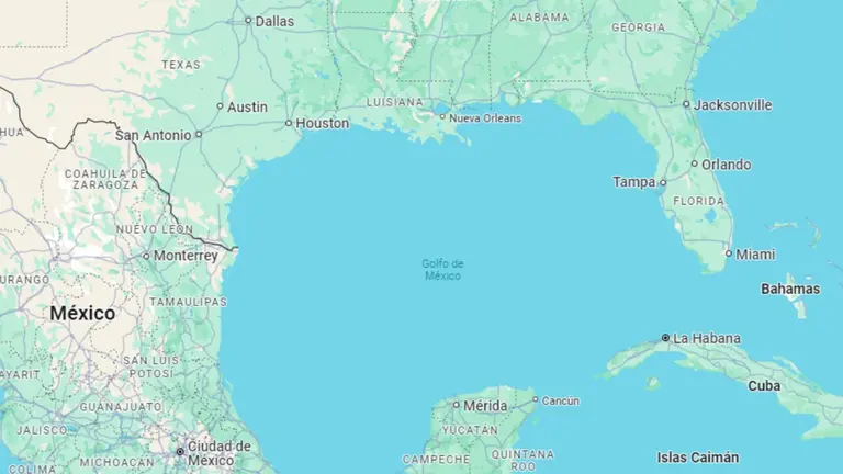 Google Maps le cambia el nombre al Golfo de México