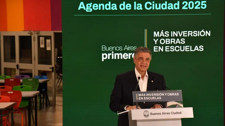 Jorge Macri anunció inversiones y obras en escuelas para el inicio de clases en la Ciudad