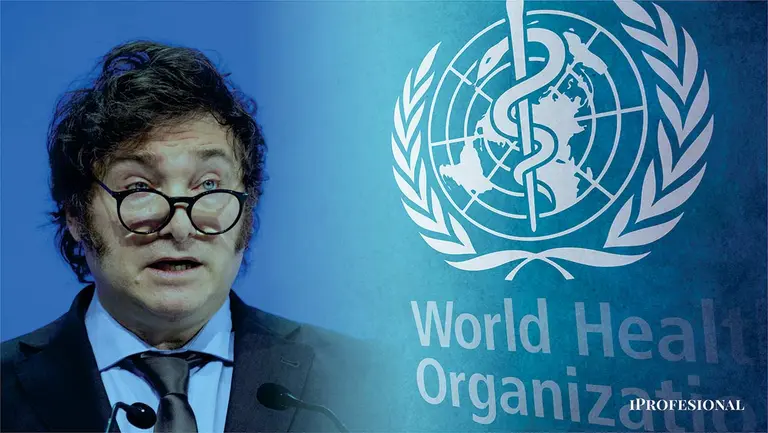Javier Milei anunció la salida de Argentina de la OMS