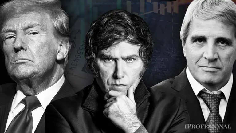 Donald Trump, Javier Milei, Luis Caputo