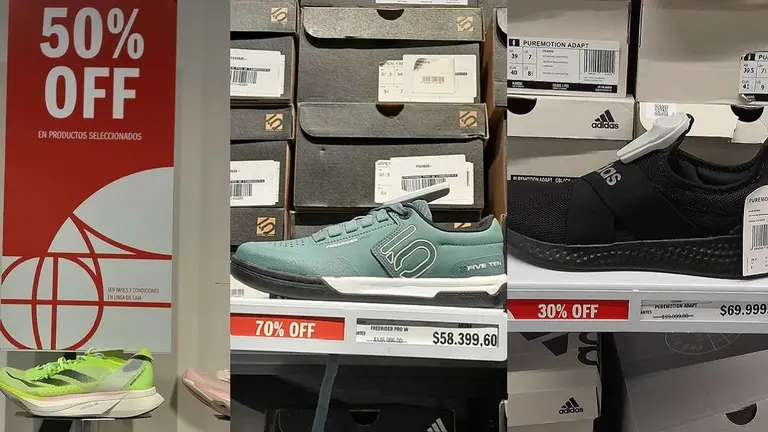 Zapatillas en un outlet de ADIDAS desde $44.000: dónde queda