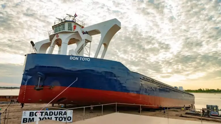 El buque de cabotaje más grande de la Hidrovía unirá Asunción al Puerto de Buenos Aires