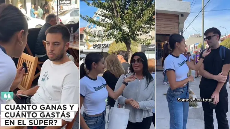 Preguntó a la gente qué sueldo cobra y cuánto gasta por mes en el supermercado