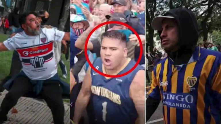 Algunos de los barras identifiados por Patricia Bullrich