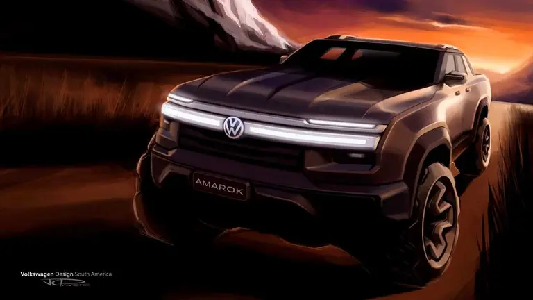 Revelan cómo será la próxima camioneta Amarok que Volkswagen fabricará con un socio chino