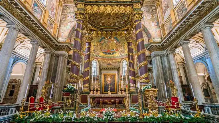 la basílica santa maria mayor, donde el papa francisco pidio ser sepultado