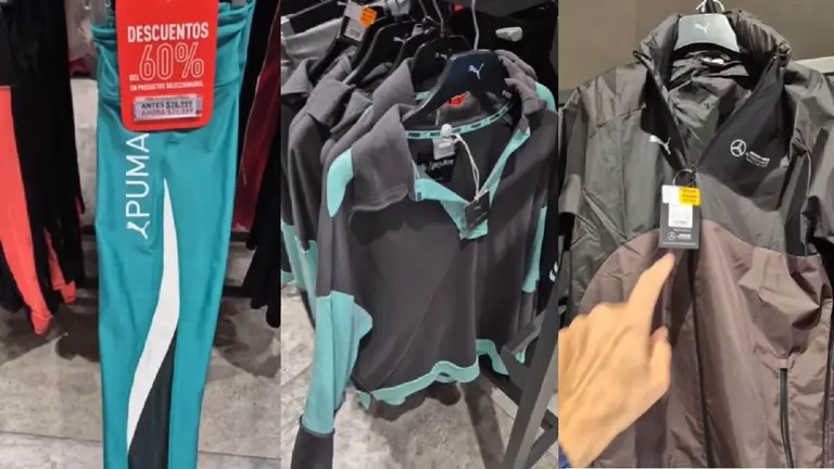 Ropa deportiva con descuento