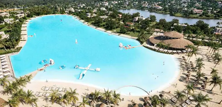 Cuánto cuesta un departamento en uno de los barrios cerrados con playas artificiales, a minutos de Capital