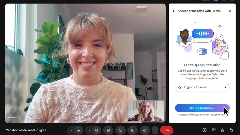Videollamada Google Meet