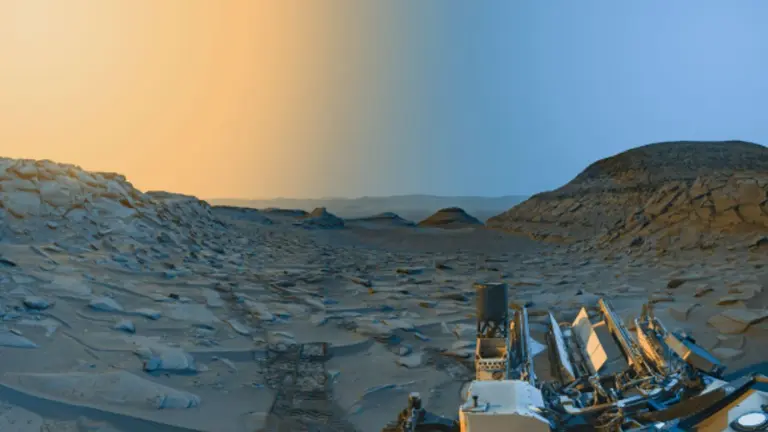 Un robot se sacó una selfie en Marte y capturó un momento único